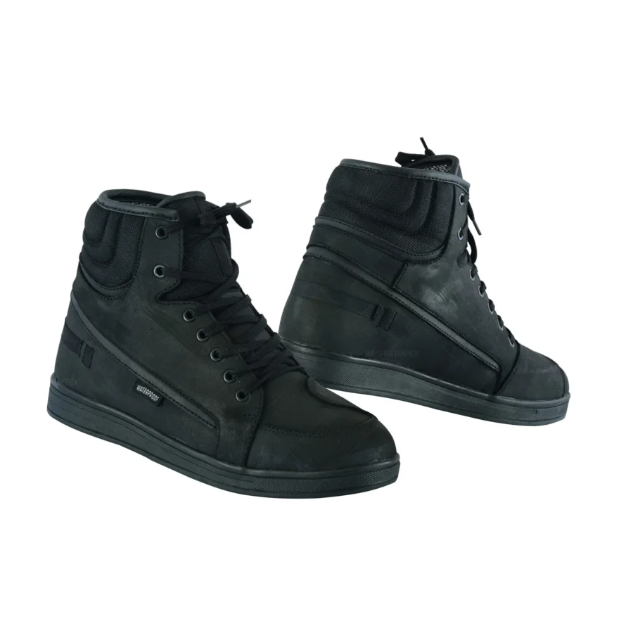 Streettek Motorcycle Sneakers - Black